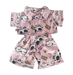 لباس خواب صورتی طرح پاندا